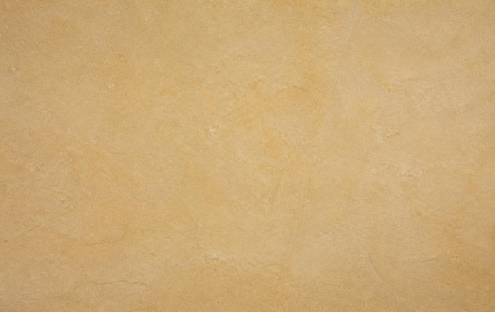 Honed Shahabad Yellow limestone slab, full face